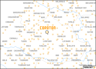 map of Corot-on