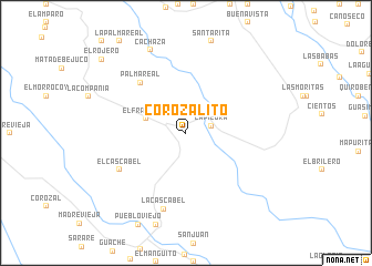 map of Corozalito