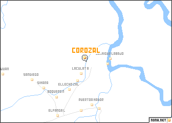 map of Corozal