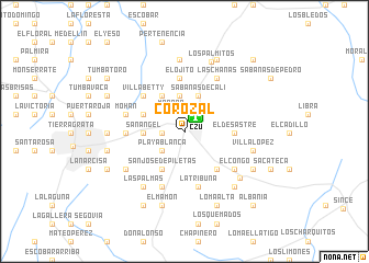 map of Corozal