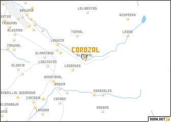 map of Corozal