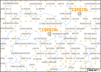 map of Corozal