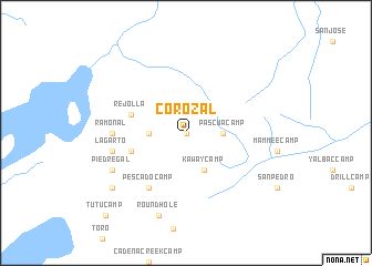 map of Corozal