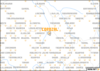 map of Corozal