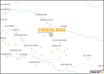 map of Corozo Largo