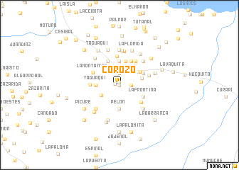 map of Corozo