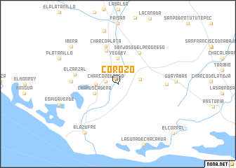 map of Corozo