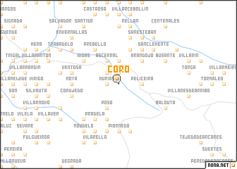 map of Coro