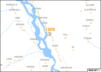 map of Córo