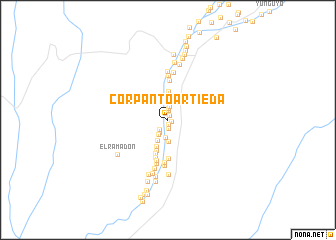 map of Corpanto Artieda