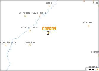 map of Corpos