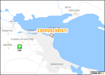map of Corpus Christi