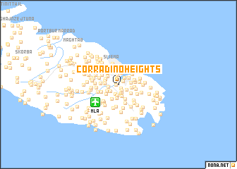 map of Corradino Heights