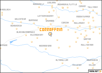 map of Corraffrin