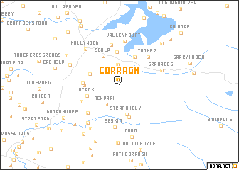 map of Corragh