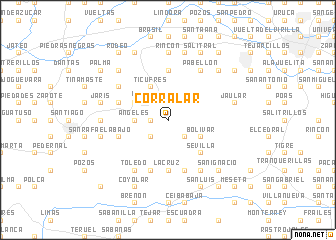 map of Corralar