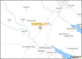 map of Corral City