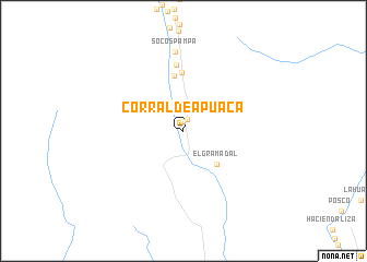 map of Corral de Apuaca