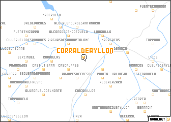 map of Corral de Ayllón