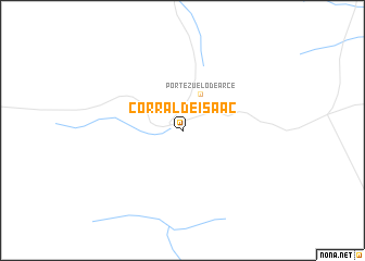 map of Corral de Isaac