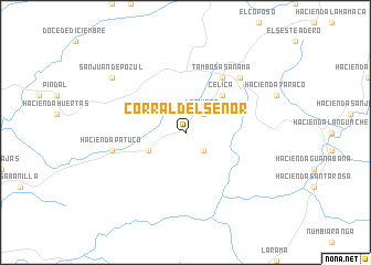 map of Corral del Señor