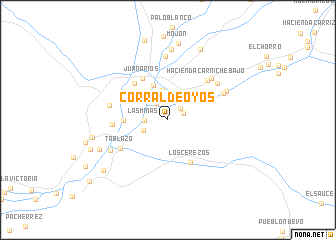 map of Corral de Oyos