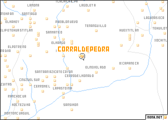 map of Corral de Pedra