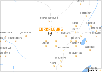 map of Corralejas