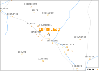 map of Corralejo