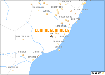 map of Corral El Mangle