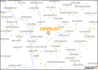 map of Corrales