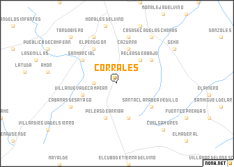 map of Corrales