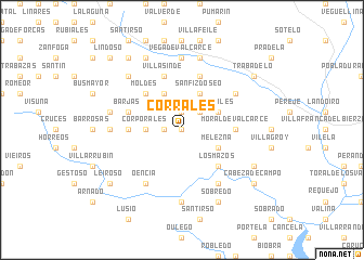 map of Corrales