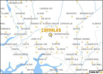 map of Corrales
