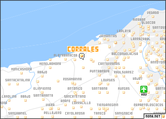 map of Corrales