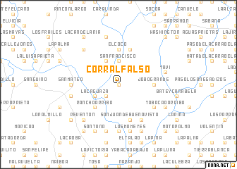 map of Corral Falso