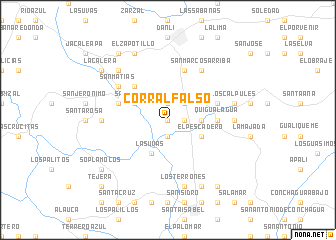 map of Corral Falso
