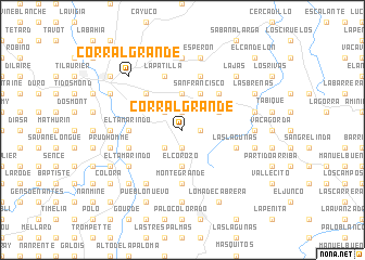 map of Corral Grande