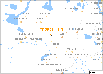 map of Corralillo