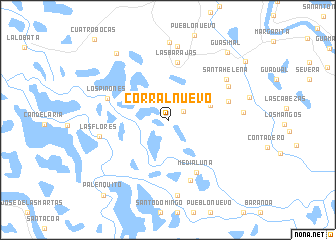 map of Corral Nuevo