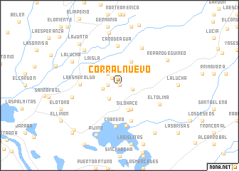 map of Corral Nuevo