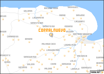 map of Corral Nuevo