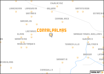 map of Corral Palmas