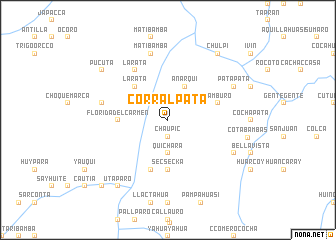 map of Corral Pata