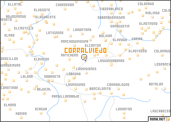 map of Corral Viejo