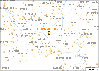map of Corral Viejo