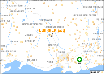 map of Corral Viejo