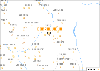 map of Corral Viejo