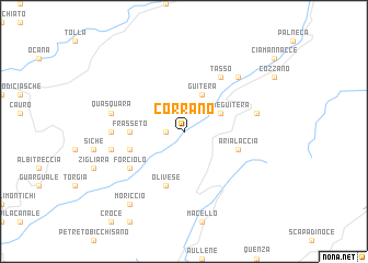 map of Corrano