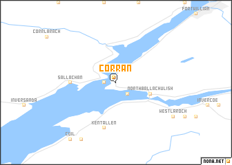 map of Corran